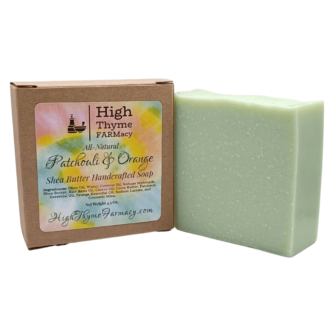 All-Natural Patchouli & Orange Shea Butter Soap