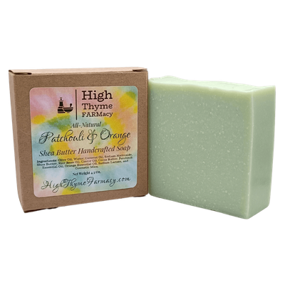 All-Natural Patchouli & Orange Shea Butter Soap