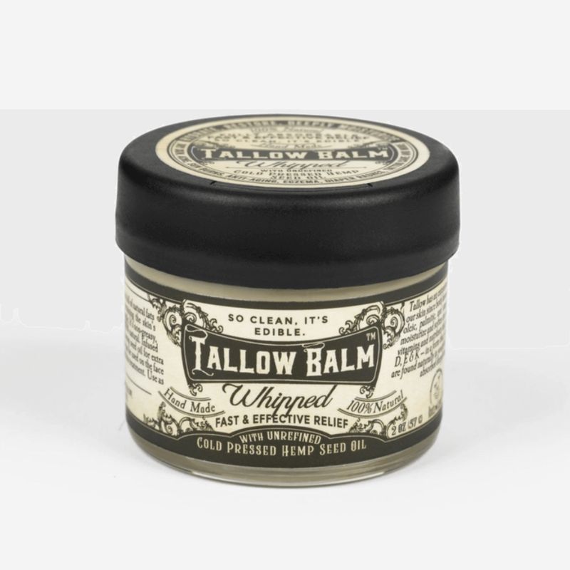 Roots and Leaves All-Natural Whipped Tallow Balm - Infused with Hemp Seed Oil