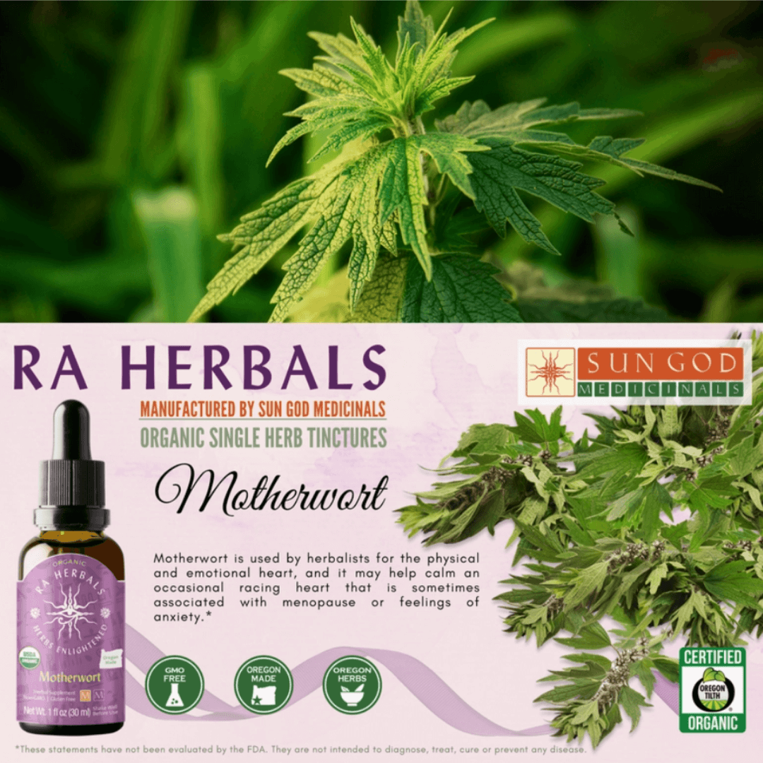 Sun God Medicinals Organic Motherwort Tincture