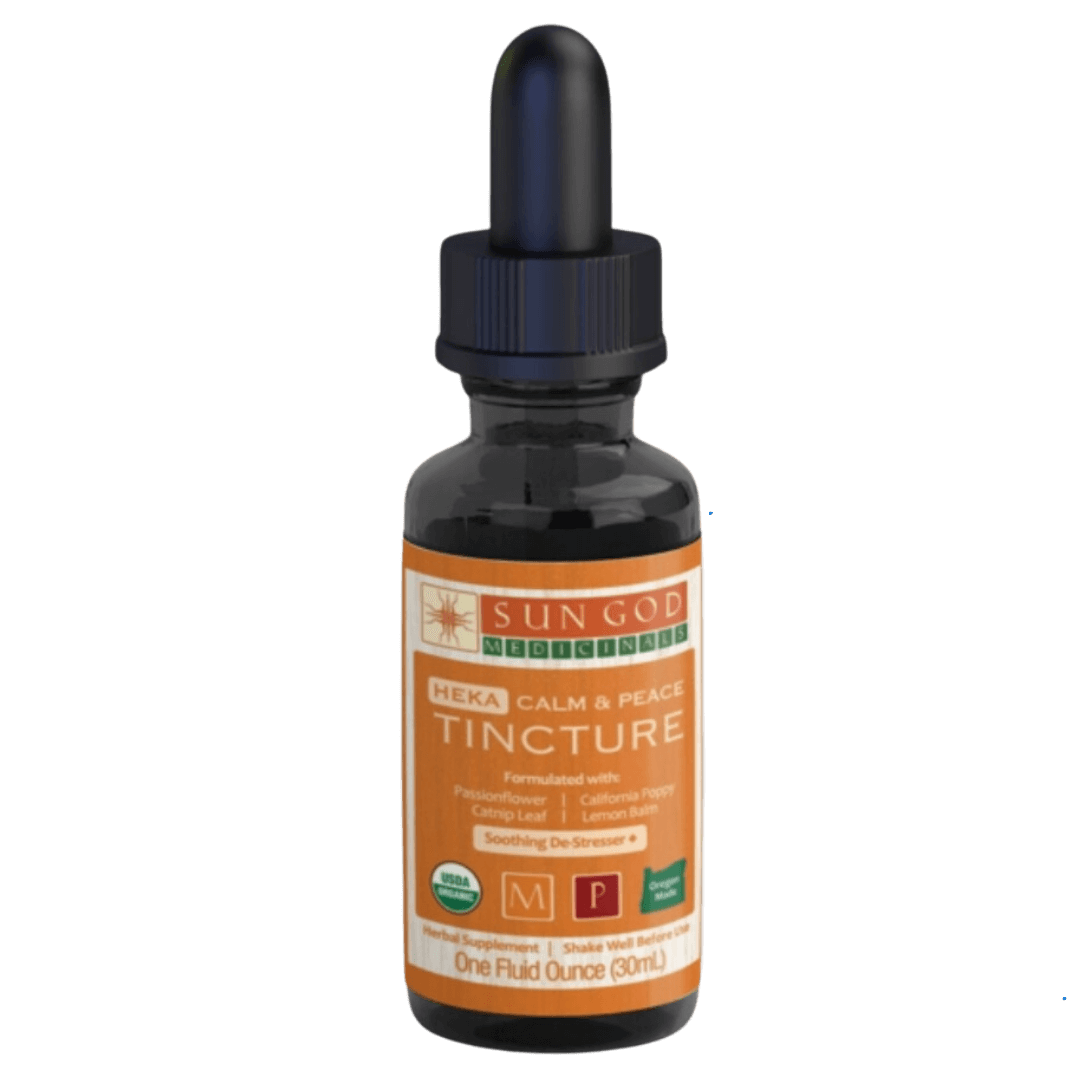 Sun God Medicinals Organic Heka Calm & Peace Tincture