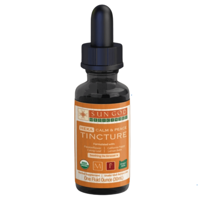 Sun God Medicinals Organic Heka Calm & Peace Tincture