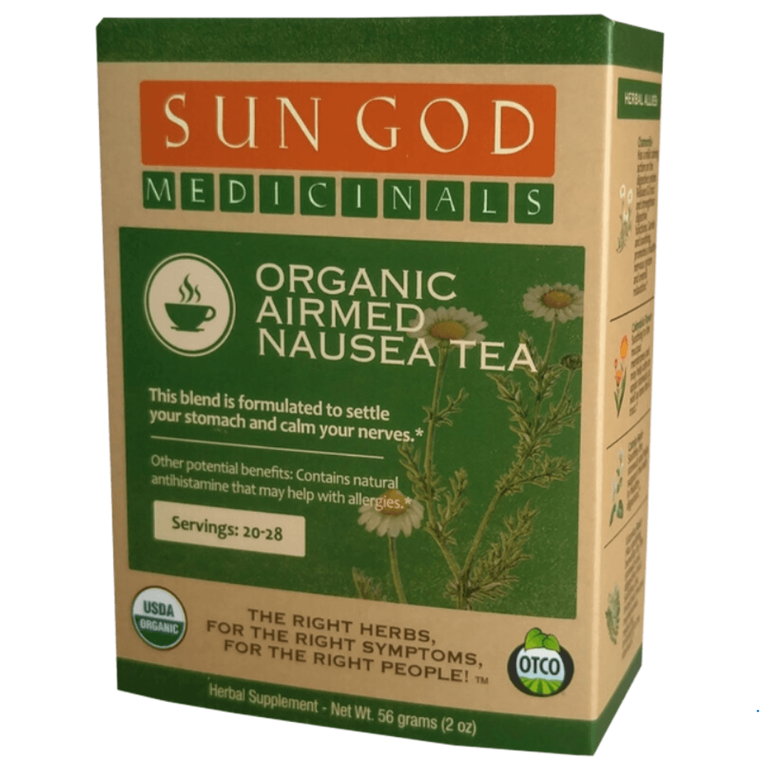 Sun God Medicinals Organic Airmed Nausea Tea