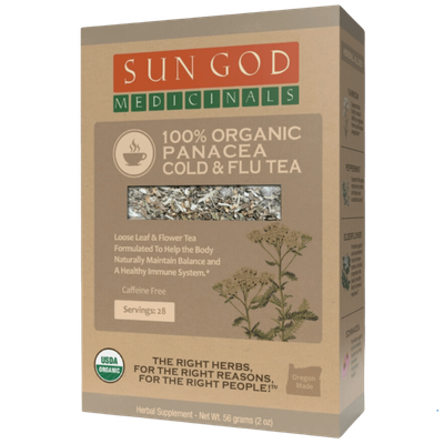 Sun God Medicinals Organic Panacea Cold and Flu Tea