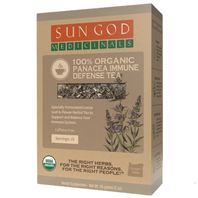 Sun God Medicinals Organic Panacea Immune Defense Tea