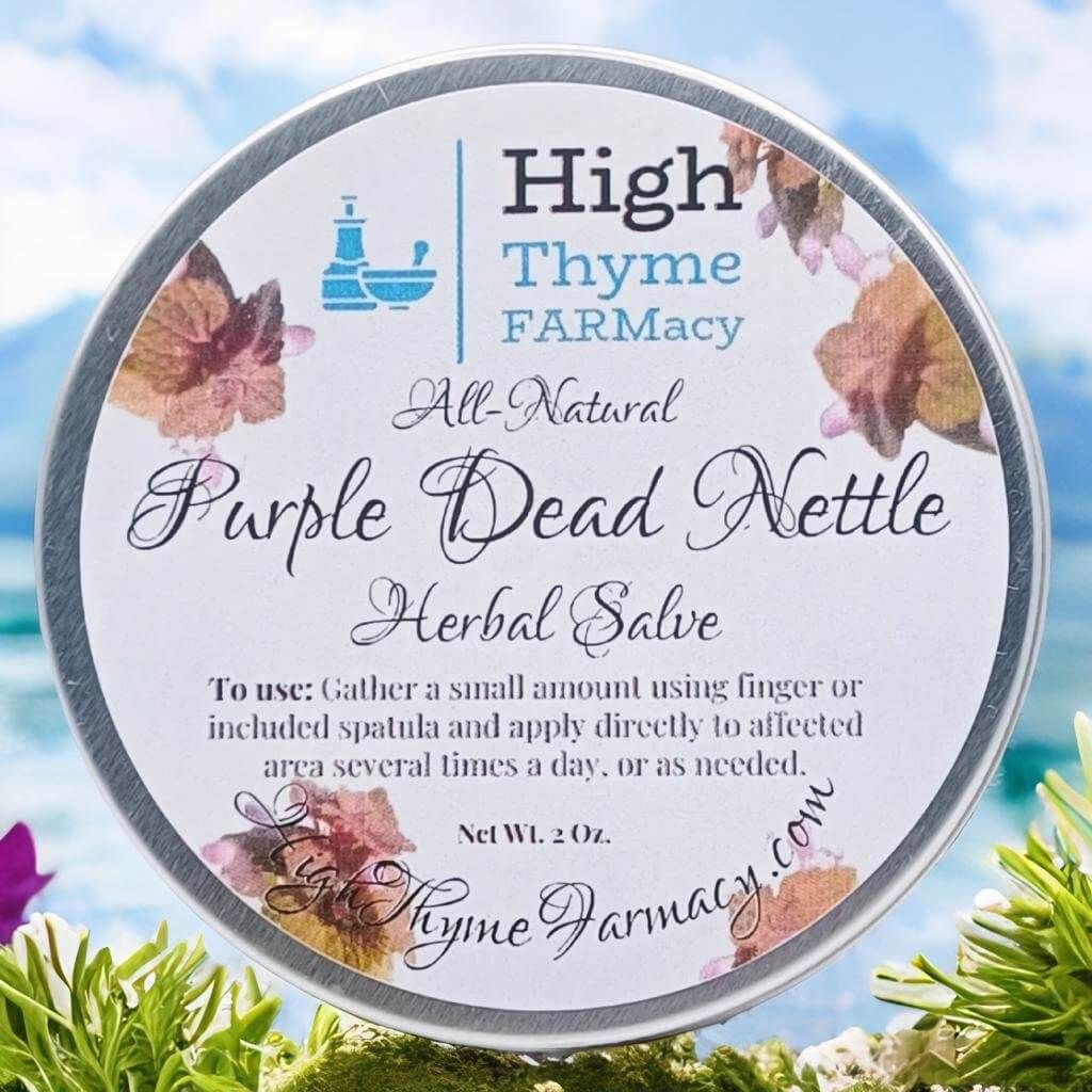All-Natural Purple Dead Nettle Herbal Salve