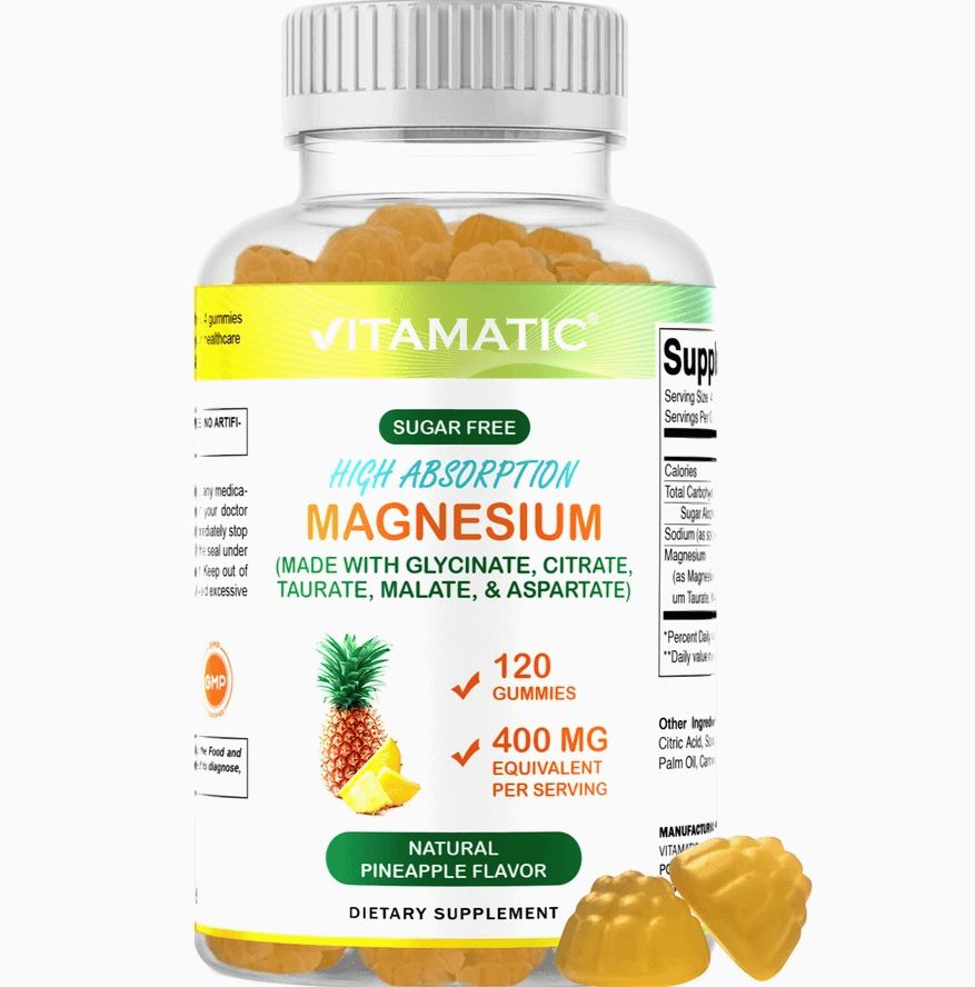 Vitamatic Magnesium Gummies - A Sugar-Free Magnesium Gummy with a Comprehensive Magnesium Blend