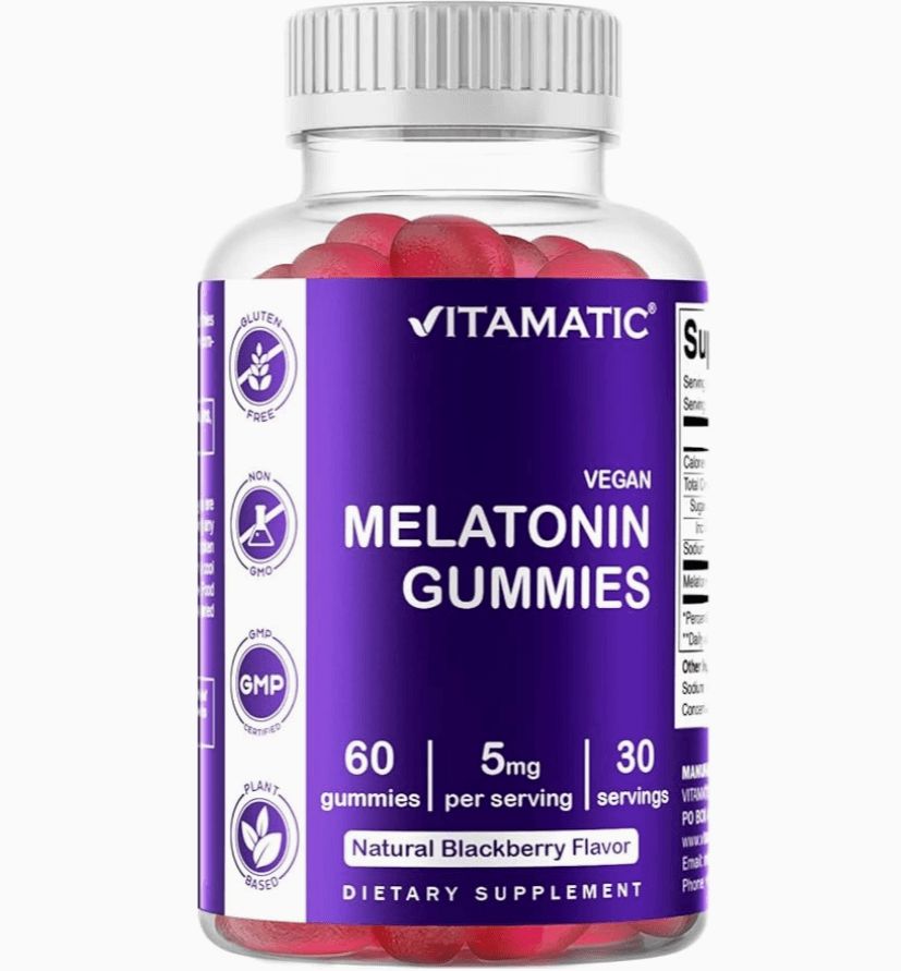 Vitamatic Melatonin 5 mg - 60 Vegan Gummies
