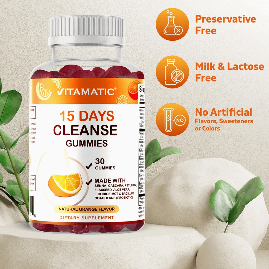 Vitamatic 15 Days Cleanse Gummies - 30 Gummies