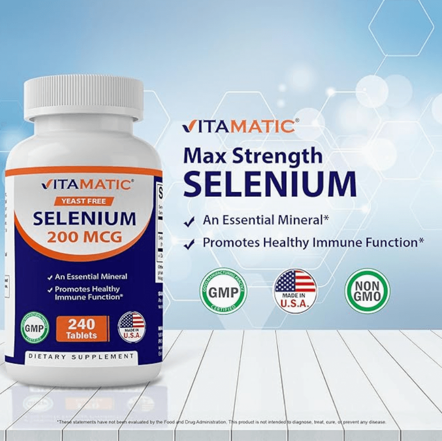 Vitamatic Yeast Free Selenium 200mcg - 240 Tablets