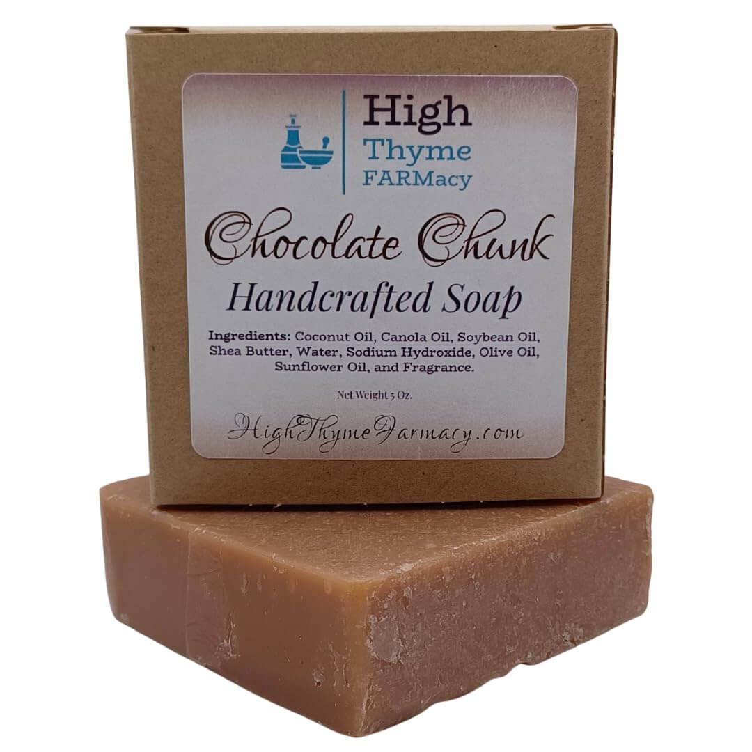 Chocolate Chunk Handmade Soap - 5 Ounce Bar of Chocolate Scented Soap