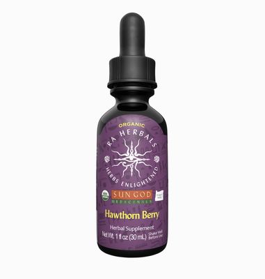 Sun God Medicinals Organic Hawthorn Berry Tincture