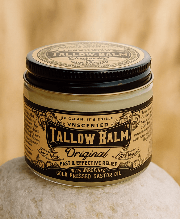 Roots and Leaves Tallow Balm - Original with Organic Castor Oil