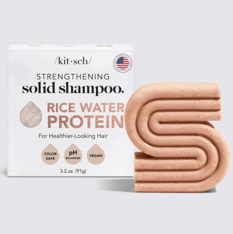 Kitsch Rice Water Shampoo Bar for Hair Growth