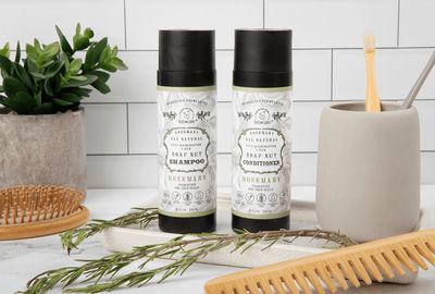 Roots & Leaves All-Natural Soapnut Shampoo & Conditioner Set – Rosemary