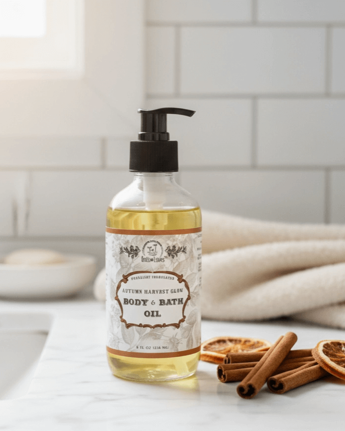 Roots & Leaves Autumn Harvest Glow Body & Bath Oil