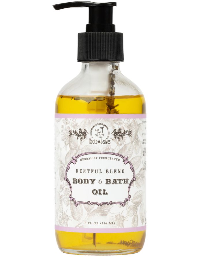 Roots & Leaves Restful Lavender Body & Bath Oil