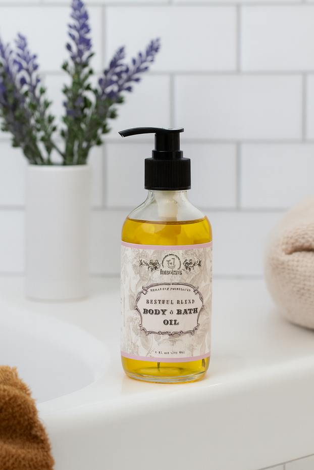 Roots & Leaves Restful Lavender Body & Bath Oil