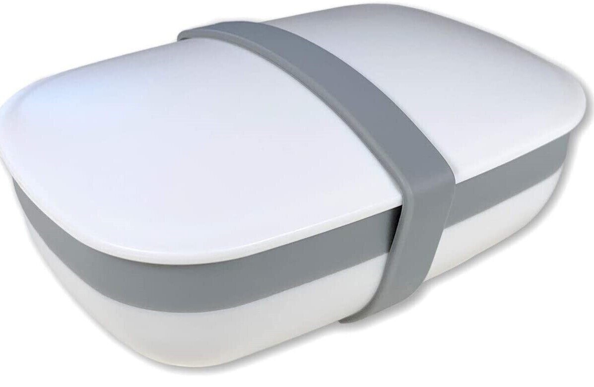 Kiasona Travel Soap Dish with Soap Mat & Silicone Band:- 2-Pack