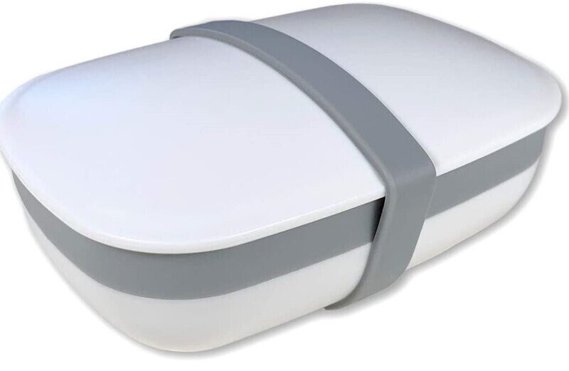 Kiasona Travel Soap Dish with Soap Mat & Silicone Band:- 2-Pack