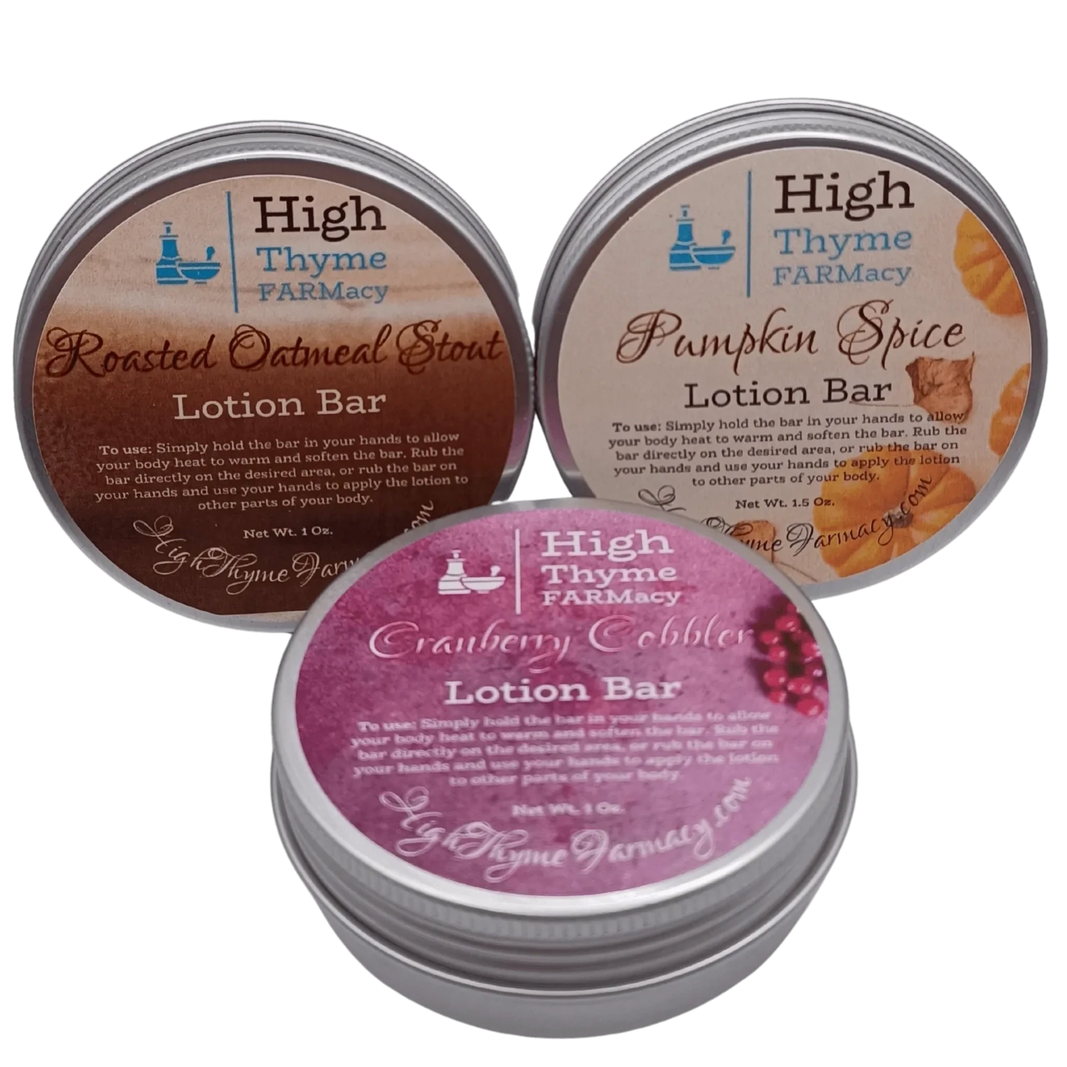 3 Pack of 1.5 ounce Lotion Bars - Choose Your Favorites! 3 Pack of 1.5 ounce Lotion Bars - Choose Your Favorites!