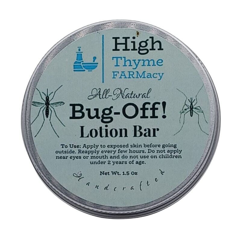 Bug-Off! All-Natural Lotion Bar - Nourish Your Skin & Naturally Help Deter Bugs