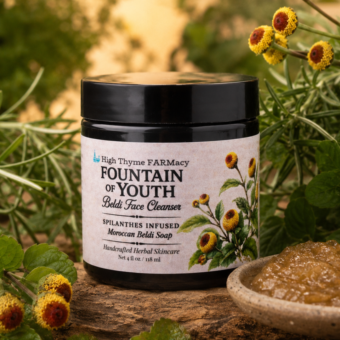 Fountain of Youth Paracress Moroccan Beldi Face Cleanser with Real Spilanthes