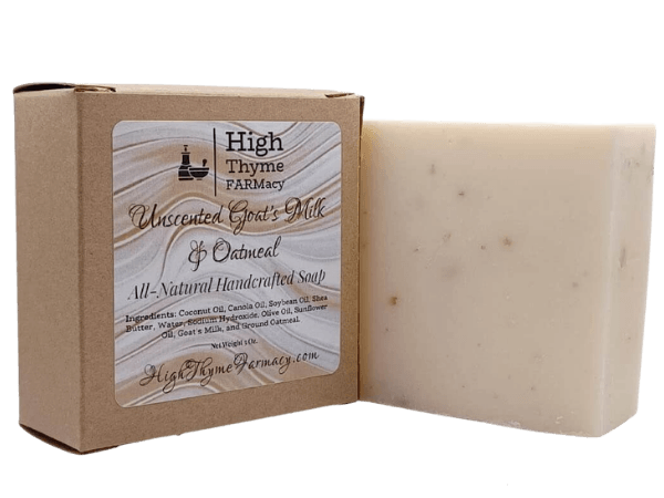 All-Natural Unscented Goat's Milk & Oatmeal Soap All-Natural Unscented Goat's Milk & Oatmeal Soap