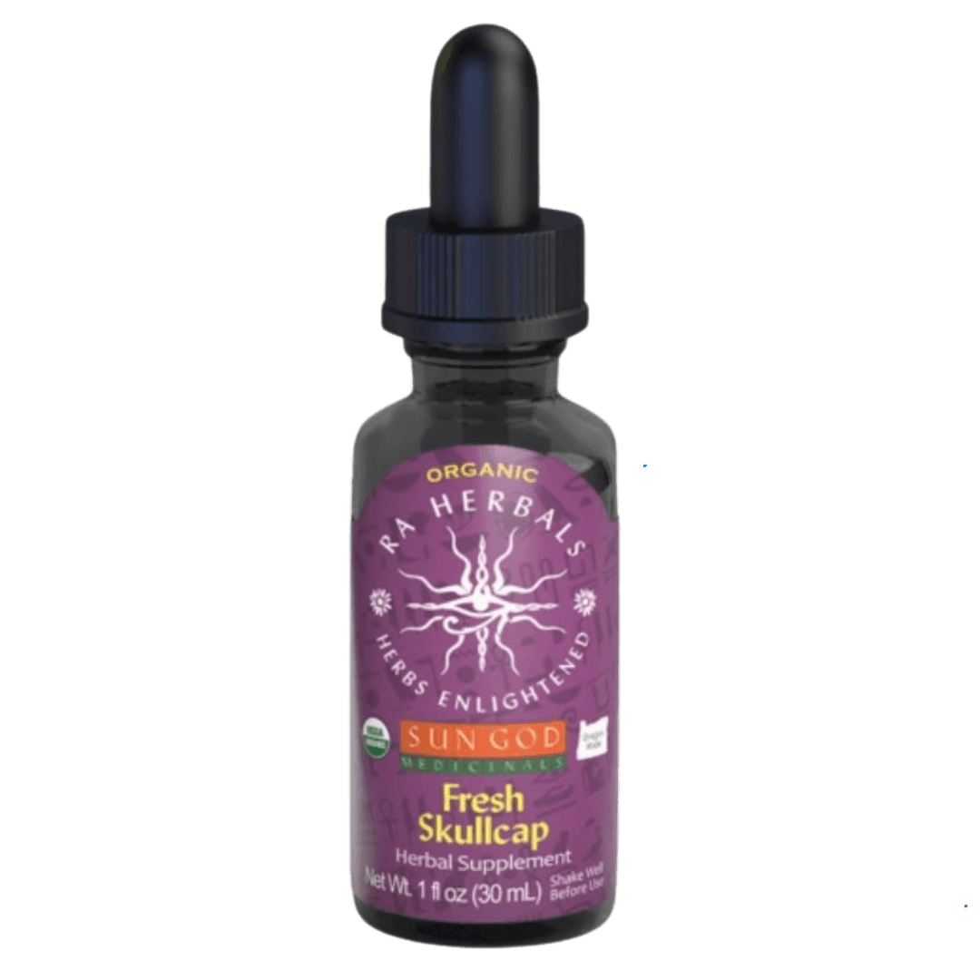 Sun God Medicinals Organic Fresh Skullcap Root Tincture