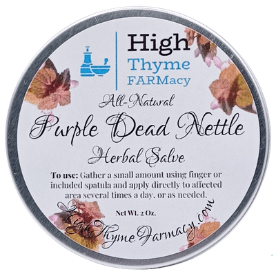 All-Natural Purple Dead Nettle Herbal Salve All-Natural Purple Dead Nettle Herbal Salve
