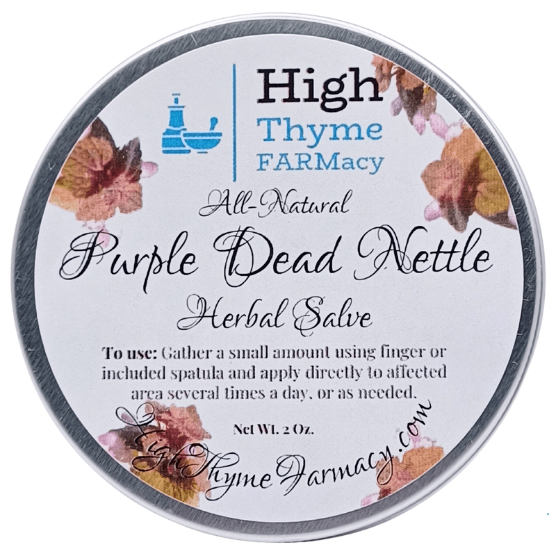 All-Natural Purple Dead Nettle Herbal Salve