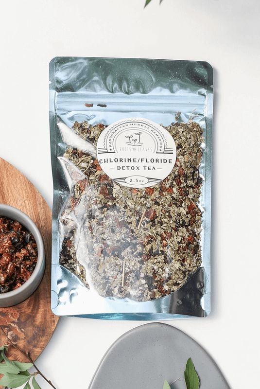 Roots and Leaves Chlorine Fluoride Detox Tea