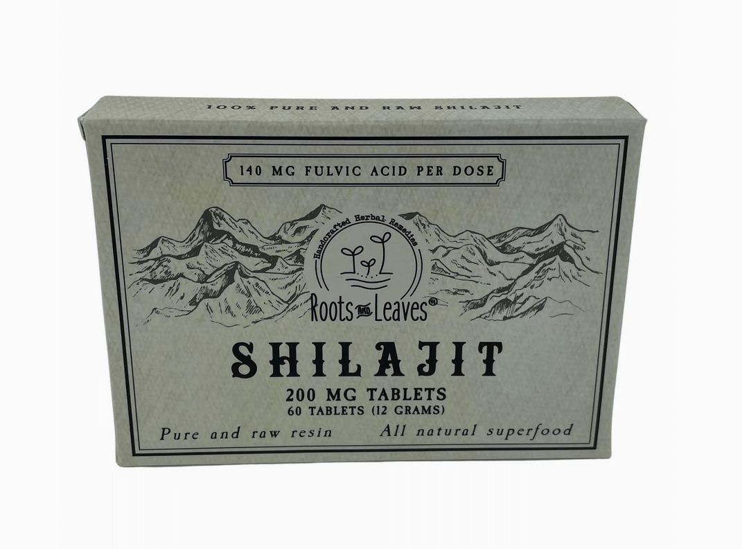 Roots and Leaves Pure Shilajit Tablets 60ct. - 60 doses