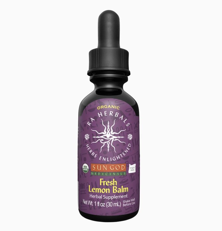 Sun God Medicinals Organic Fresh Lemon Balm Tincture