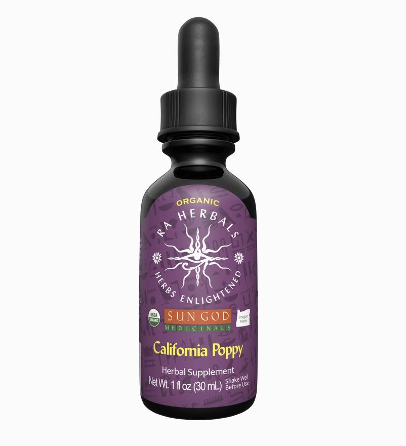Sun God Medicinals Organic California Poppy Tincture