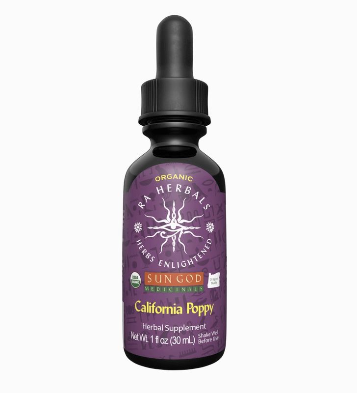 Sun God Medicinals Organic California Poppy Tincture