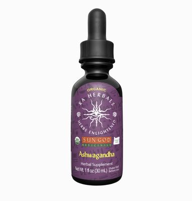 Sun God Medicinals Organic Ashwagandha Tincture Sun God Medicinals Organic Ashwagandha Tincture