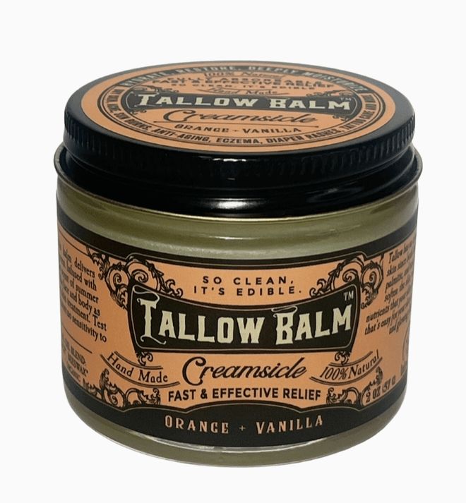 Roots and Leaves Tallow Balm - Scented - Creamsicle or Cupcake