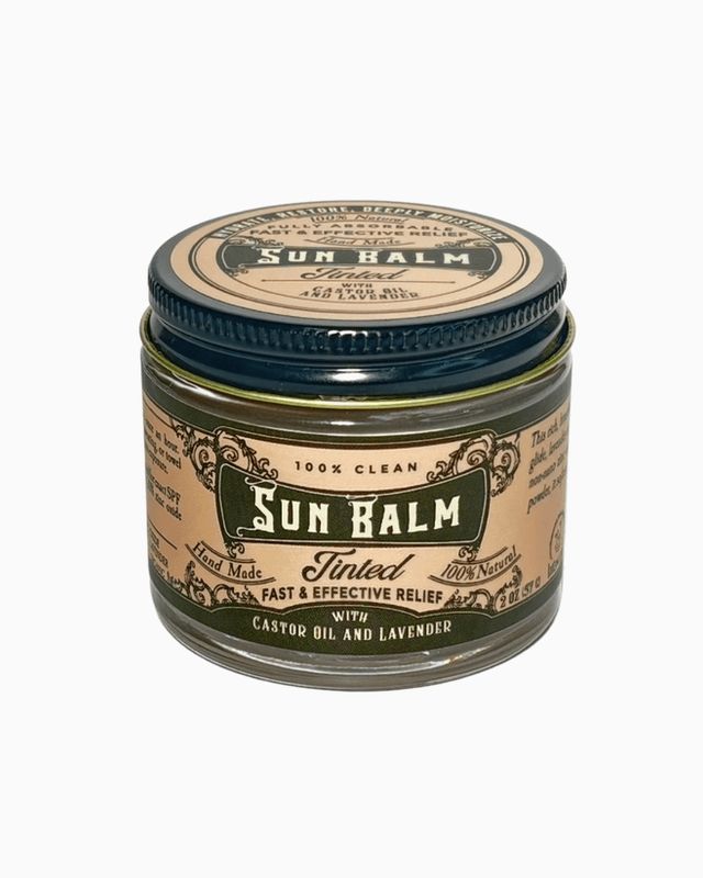 Roots and Leaves Sun Balm - Tinted Tallow Lavender Sunscreen