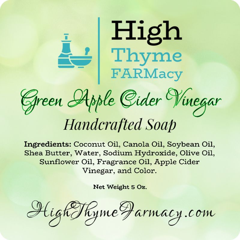 Green Apple Cider Vinegar Soap