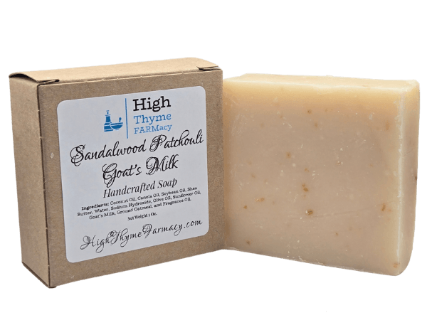 Sandalwood Patchouli Goat's Milk & Oatmeal Soap