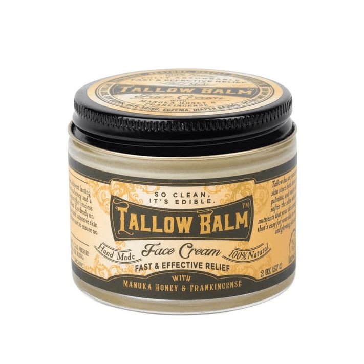 Roots and Leaves Tallow Face Cream with Manuka Honey & Castor Oil