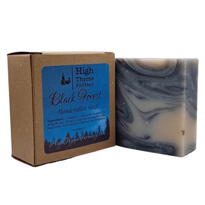 Black Forest Soap - Deep Musk & Sandalwood with Activated Charcoal
