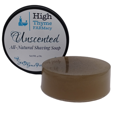 All-Natural Unscented Shaving Soap Puck All-Natural Unscented Shaving Soap Puck