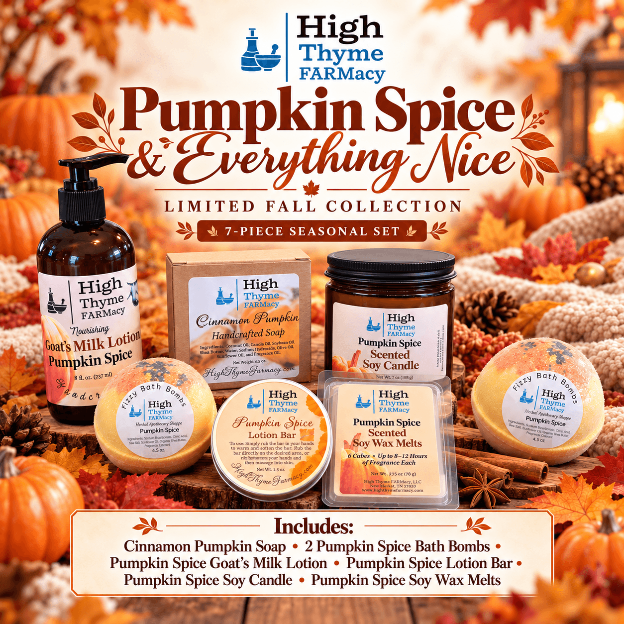 Pumpkin Spice & Everything Nice - Limited Fall Collection