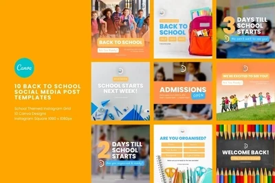 Back To School Templates
