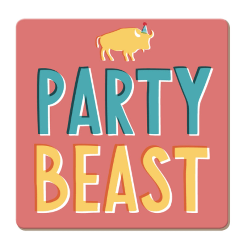 Korkuntersetzer Party Beast