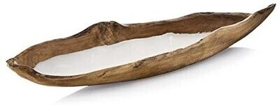 Teak Boat Kerzenschale