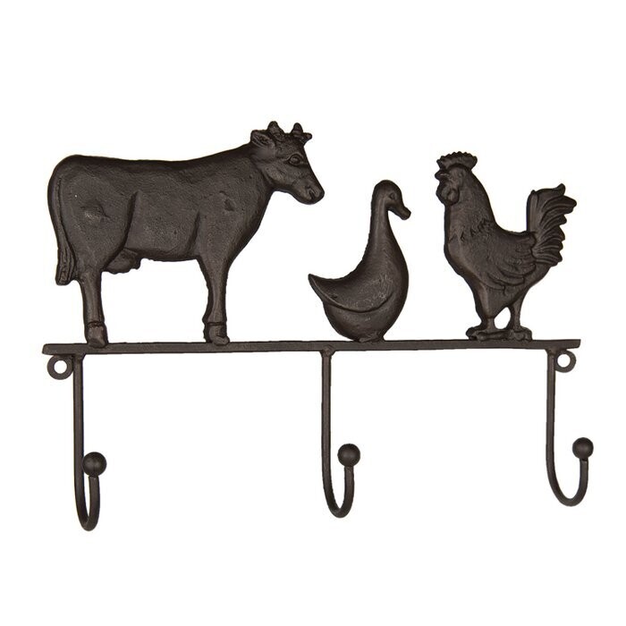 Kleiderhaken 3er Tiere Nr. 54