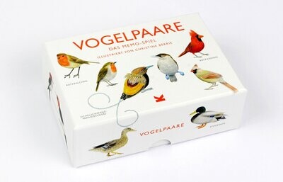 Vogelpaare Memo-Spiel